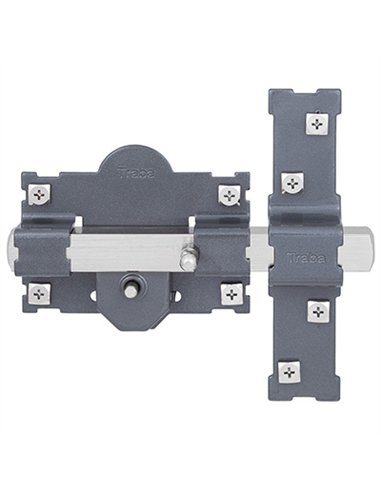 CERROJO 101-R PINTADO BOTON/LLAVE BOMB. REDONDO 24001 TRABA