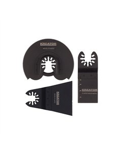 SET 3 ACCESORIOS MULTIHERRAMIENTA OSCILANTE 990040 KREATOR