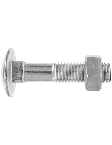Caja 100 tornillo m8x70mm din 603 zincado