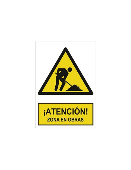 SEÃ‘AL ZONA DE OBRAS 210x297mm RD30035