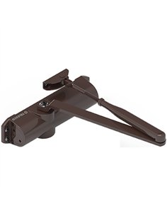 CIERRAPUERTAS RETENEDOR  BRONCE DELTA 1800 1859T.BR TELESCO 2