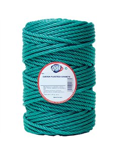 ROLLO 100mt CUERDA PLASTICO 5mm VERDE 72007-B 2