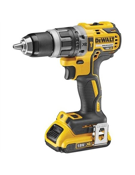 TALADRO PERCUTOR BRUSHLESS 18V XR 2 BAT 2Ah DCD796D2 DEWALT
