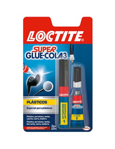 Loctite plasticos dificiles 4ml+2gr 2642430