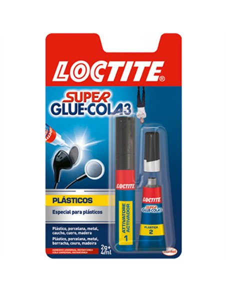 Loctite plasticos dificiles 4ml+2gr 2642430