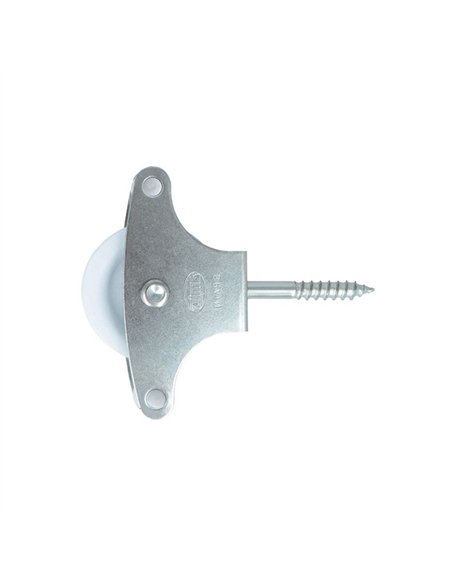 Caja 25 polea tender roldana plastico tirafondo 40mm 372 amig