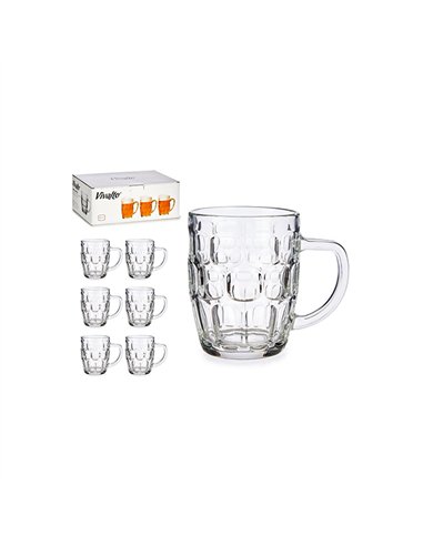CAJA 6 JARRA CERVEZA 520ml 85470/67635 VIVALTO