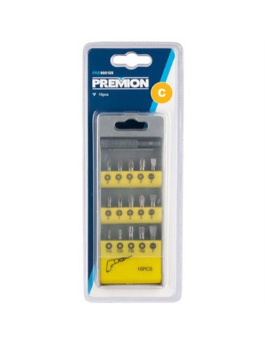 JUEGO 15 PUNTAS ATORNILLAR PH-PZ-TORX-PL PRE900109 PREMION