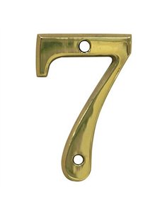 NUMERO 7 LATON 10cm AM 2