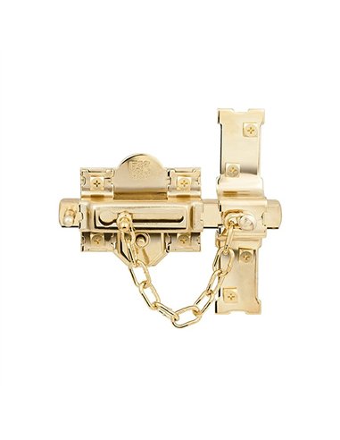 CERROJO 307R/80 DCHA. BOTON/LLAVE BOMB. PERFIL DORADO FAC