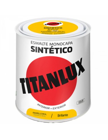 ESMALTE AMARILLO REAL 250ml 529 TITANLUX