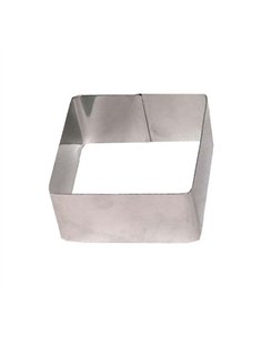 MOLDE EMPLATAR INOX CUADRADO 6x4cm 3711 LIFESTYLE
