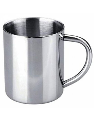 VASO TAZA CAMPING INOX CON ASA 700308 IBILI