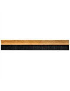 BURLETE BAJO PUERTA PVC RIGIDO MADERA CLARA 1mt GEKO 2
