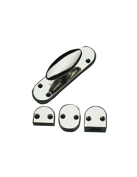 CAJA 2 FALLEBAS NIQUEL 116x32mm MOD. 7 157 AMIG