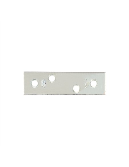 CAJA 100 PLACA RECTA ZINCADA 60mm 418 AMIG