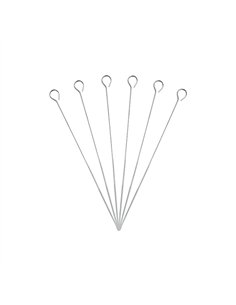 BLISTER 6 PINCHOS BROCHETA 35cm 200500001 METALTEX