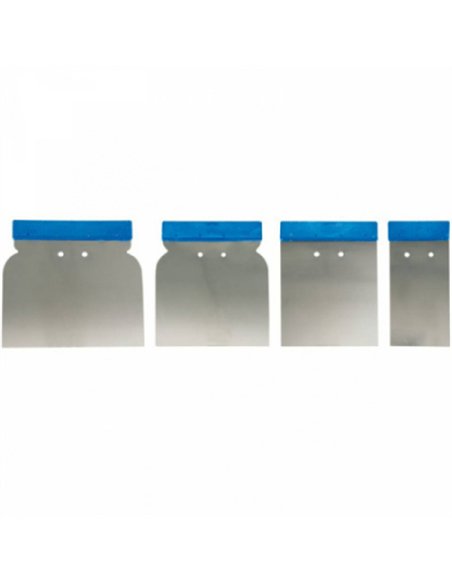 JUEGO 4 ESPATULAS JAPONESAS CARROCERO METAL 06290 VOREL