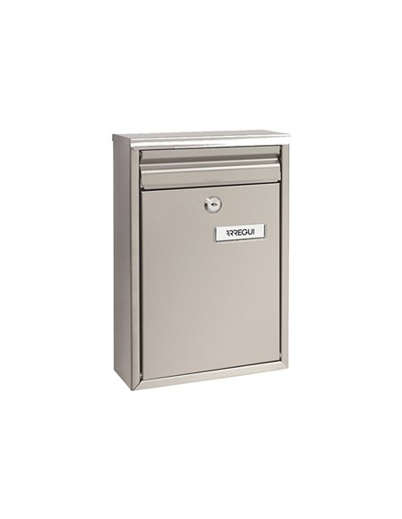 Buzon zaguan inoxidable 22x8x32 arregui