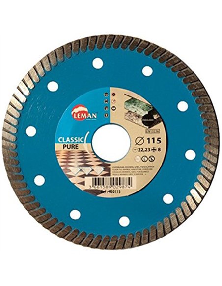 Disco diamante 115mm porcelanato ceramico 930115 leman
