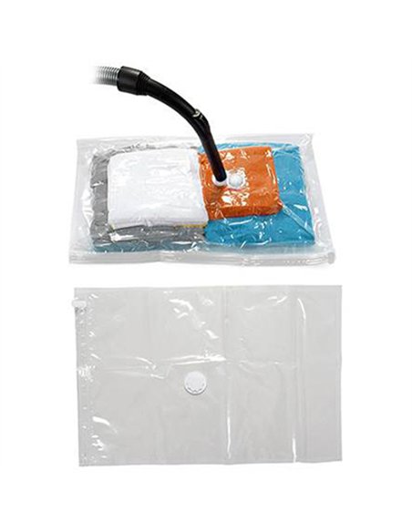 BOLSA VACIO ROPA TRANSPARENTE 80x60cm 54209 KIPIT