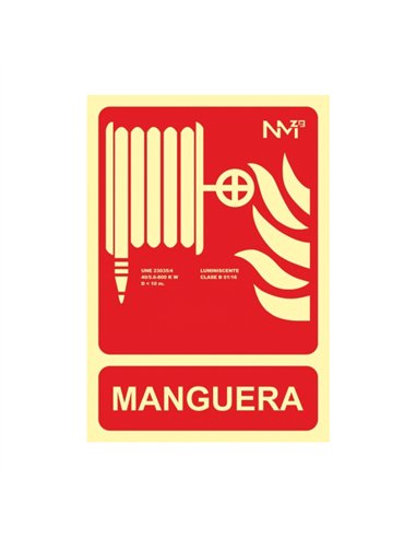 SEÃ‘AL MANGUERA PVC 210x297mm RD00109