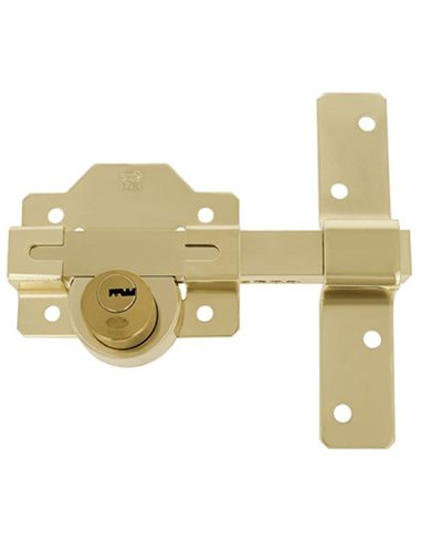 CERROJO LLAVE SEGURIDAD ORO 88mm MOD. 6 6934 AMIG