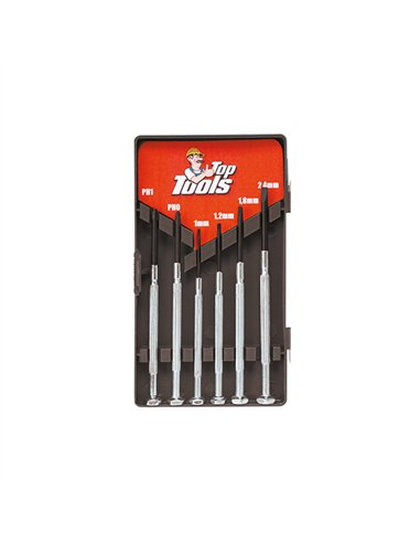 JUEGO 6 DEST. RELOJERO PRECISION 39D193 TOP TOOLS