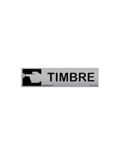 SEÃ‘AL TIMBRE INOX ADHESIVA 5x20cm RD707086