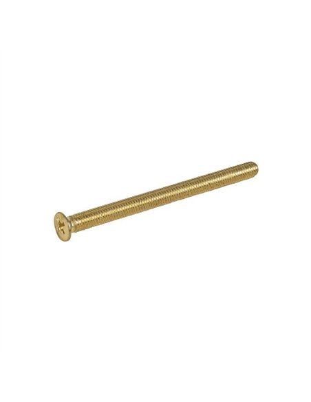 BLISTER 4 TORNILLOS CILINDRO M5x65mm LATONADO 92188