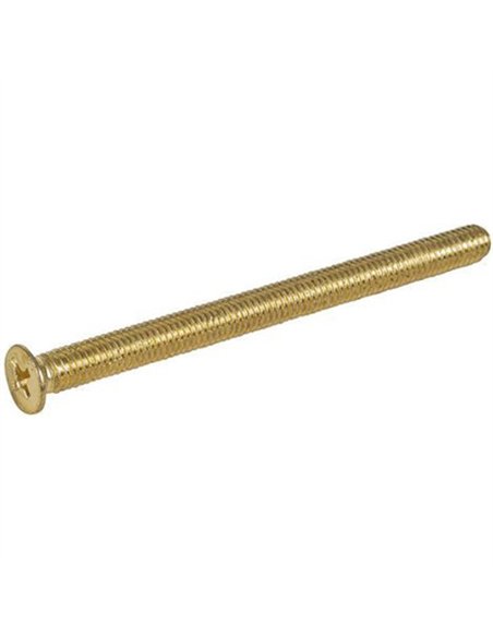 BLISTER 4 TORNILLOS CILINDRO M5x65mm LATONADO 92188