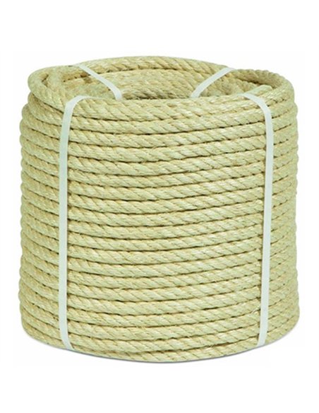 ROLLO 200mt CUERDA SISAL 8mm 072028