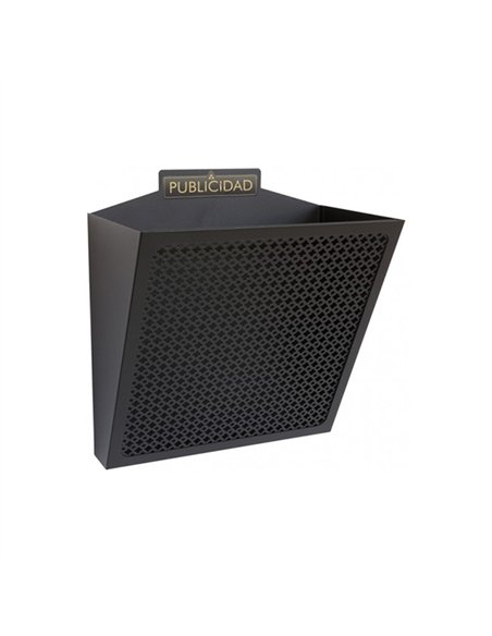 RECOGE PUBLICIDAD NEGRO NÂº2 32x30cm E2311 ARRREGUI