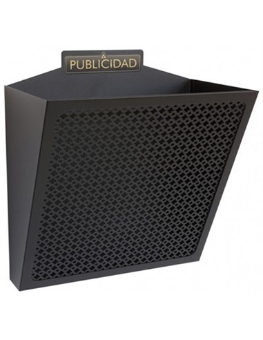 RECOGE PUBLICIDAD NEGRO NÂº2 32x30cm E2311 ARRREGUI