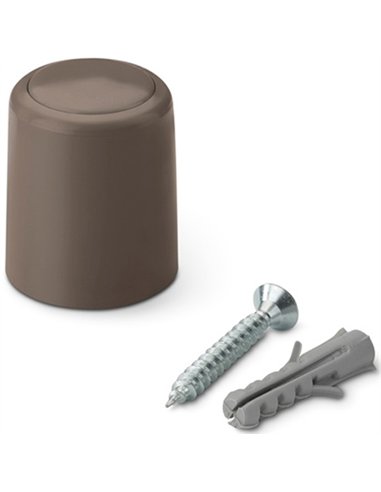 BLISTER 2 TOPES PUERTA C/TORNILLO MARRON 3040-4+ INOFIX