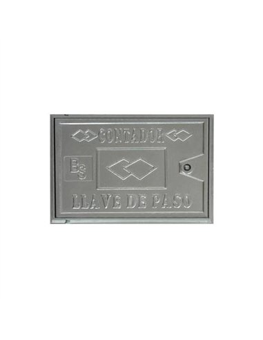 PUERTA CONTADOR ALUMINIO 23X35cm