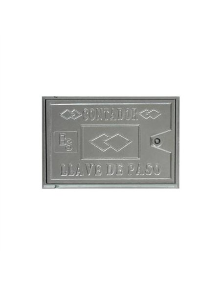 PUERTA CONTADOR ALUMINIO 23X35cm