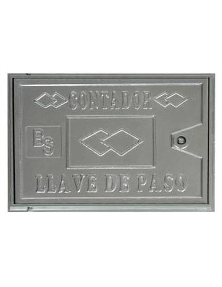 PUERTA CONTADOR ALUMINIO 23X35cm