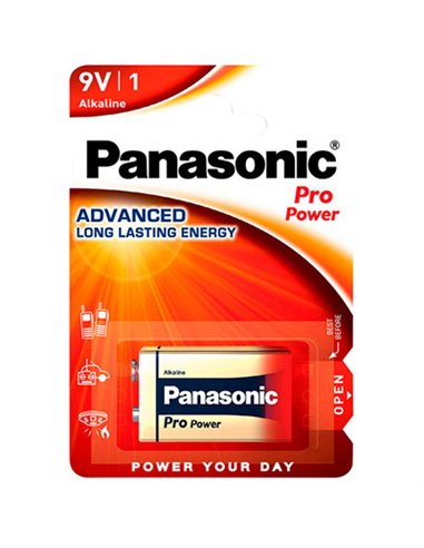 PILA 6LR61 9V PRO-POWER XTREME ALKALINA PANASONIC