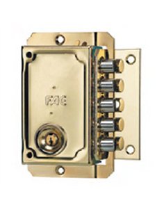 CERRADURA S 90 C DERECHA DORADA FAC 2