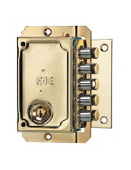 CERRADURA S 90 C DERECHA DORADA FAC