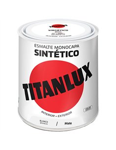 ESMALTE BLANCO MATE 250ml TITANLUX 2