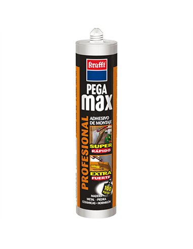 CARTUCHO ADHESIVO MONTAJE PROF. PEGAMAX 300ml 50343 KRAFFT