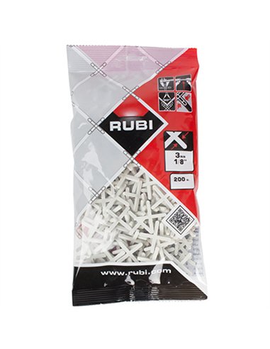 BOLSA 200 CRUCETAS 3mm 2902 RUBI