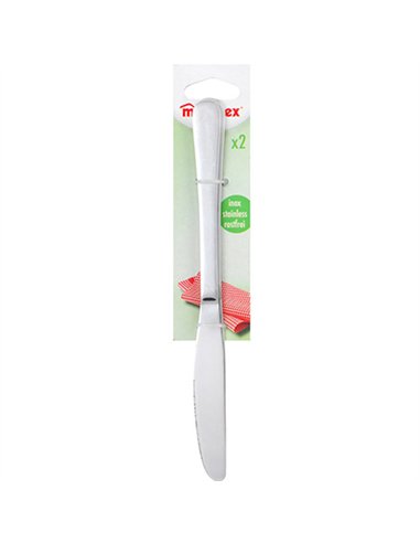PACK 2 CUCHILLO MESA CLASSIC 259904000 METALTEX