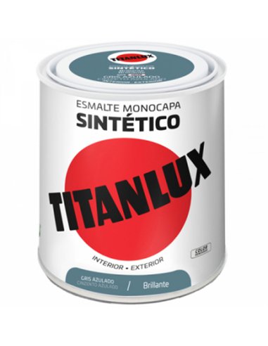 Esmalte gris azulado 250ml 510 titanlux