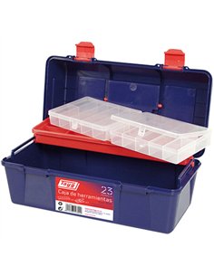CAJA HERRAMIENTAS PLASTICO 35x18x16cm MOD. 23 TAYG 2