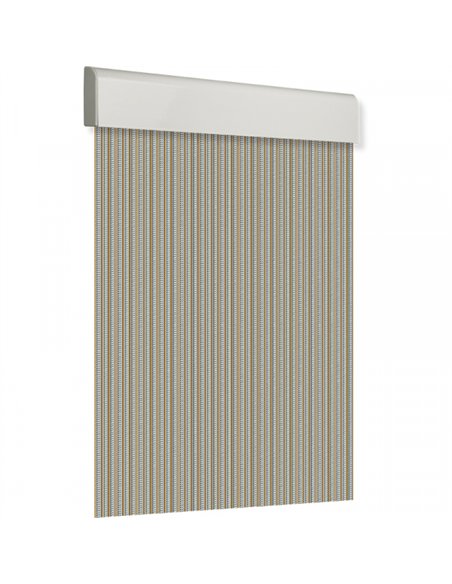 CORTINA PUERTA 120x210cm PLANA TOSCA nÂº10 CRISTAL-ORO