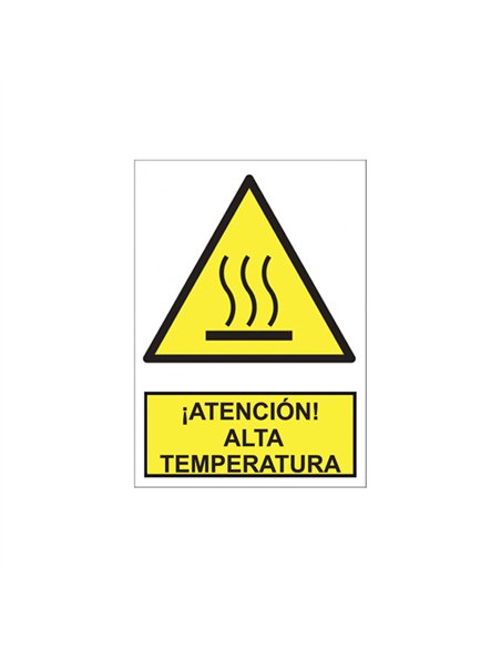 SEÃ‘AL ATENCION ALTA TEMPERATURA 297x210mm RD30020