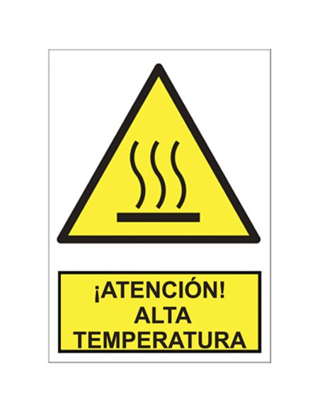 SEÃ‘AL ATENCION ALTA TEMPERATURA 297x210mm RD30020